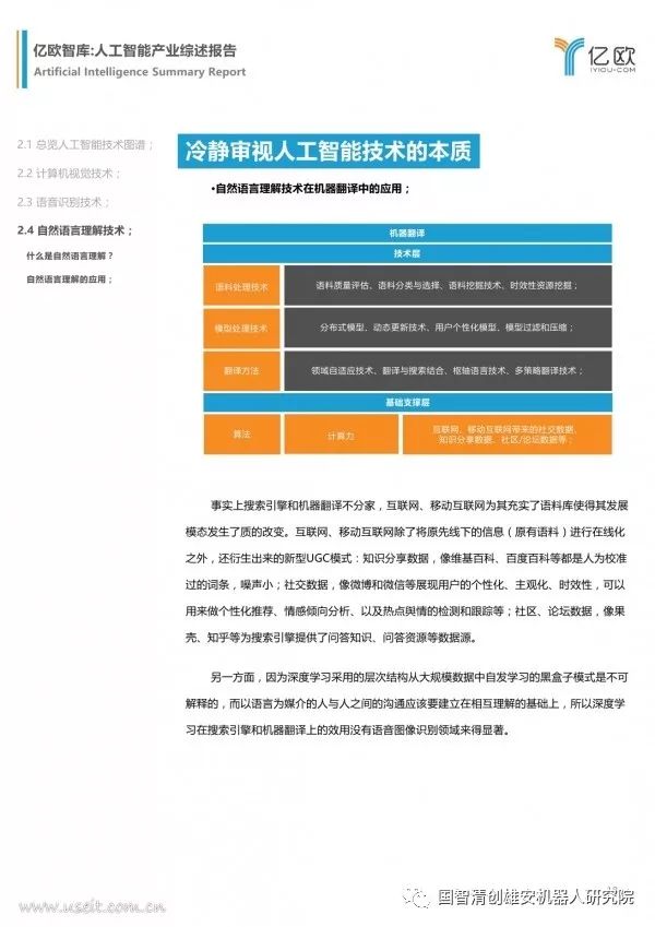 【报告】亿欧智库：人工智能产业综述报告（附PDF下载）