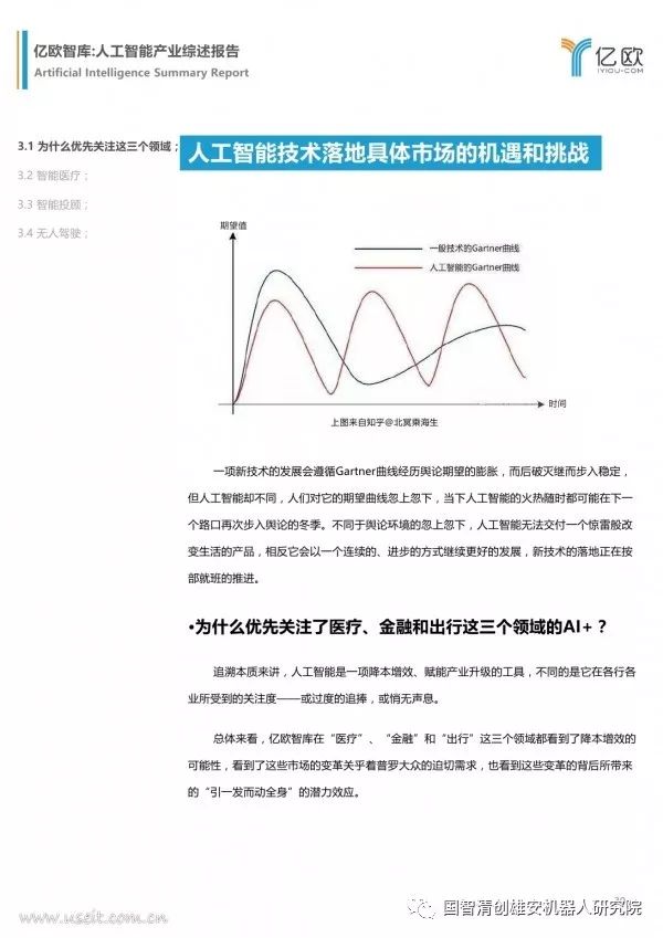 【报告】亿欧智库：人工智能产业综述报告（附PDF下载）